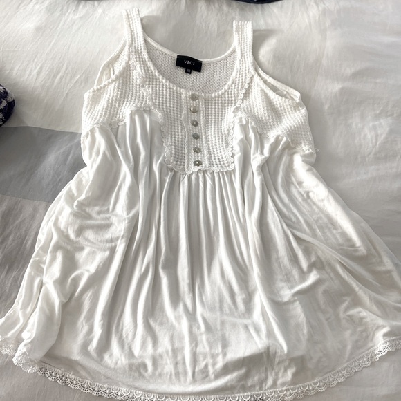 Vici wonderful day relaxed knit tunic tank top - Picture 3 of 8